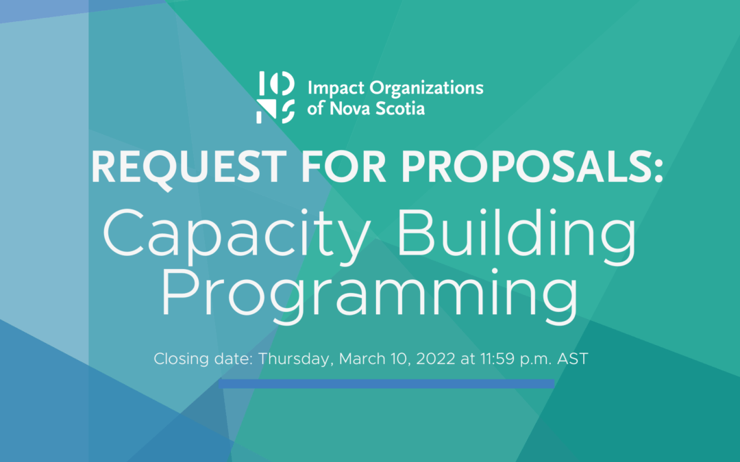 Capacity Building Programming RFP