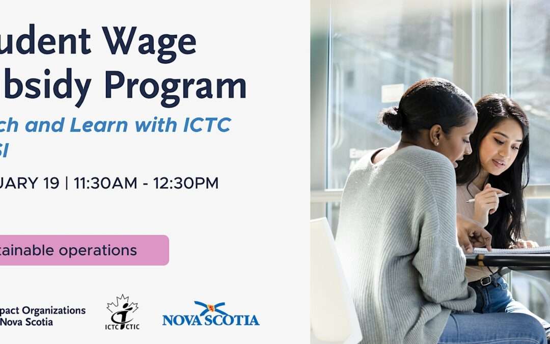 Student Wage Subsidy Program – Lunch and Learn